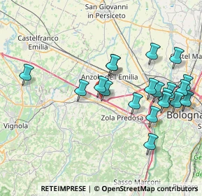 Mappa Via Giacomo Brodolini, 40053 Valsamoggia BO, Italia (8.274)