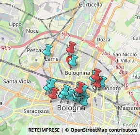 Mappa Via Torquato Tasso, 40129 Bologna BO, Italia (1.7925)