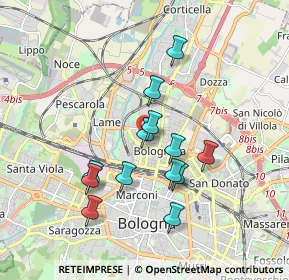 Mappa Via Torquato Tasso, 40129 Bologna BO, Italia (1.58923)