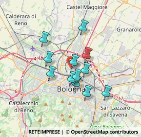 Mappa Via Torquato Tasso, 40129 Bologna BO, Italia (2.72167)
