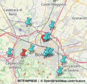 Mappa Via Torquato Tasso, 40129 Bologna BO, Italia (4.76875)