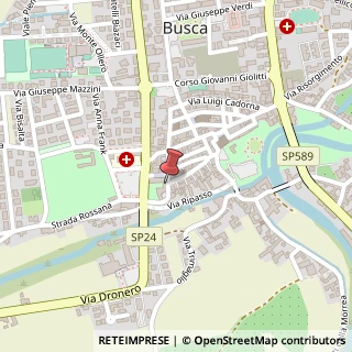 Mappa Via Camillo Benso Conte di Cavour, 28, 12022 Busca, Cuneo (Piemonte)