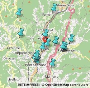 Mappa Via Vittorio Veneto, 16100 Genova GE, Italia (1.72063)