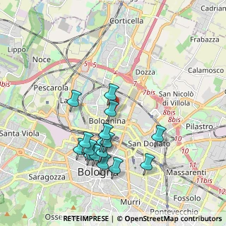 Mappa Romagna, 40128 Bologna BO, Italia (1.85813)