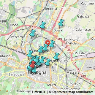 Mappa Via Francesco Arcangeli, 40128 Bologna BO, Italia (1.9725)