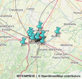 Mappa Via Emilio Salgari, 40100 Bologna BO, Italia (6.79231)