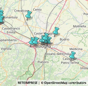 Mappa Via Ambrogio Magenta, 40128 Bologna BO, Italia (20.83944)