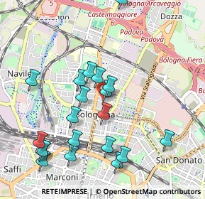 Mappa Via Carlo Cignani, 40128 Bologna BO, Italia (1.0655)