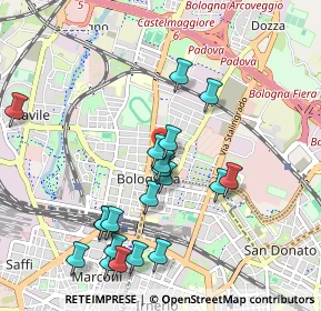 Mappa Via Ambrogio Magenta, 40128 Bologna BO, Italia (1.0485)