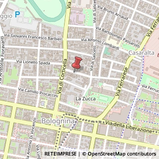 Mappa Via Carlo Cignani, 5b/c/d, 40128 Bologna, Bologna (Emilia Romagna)