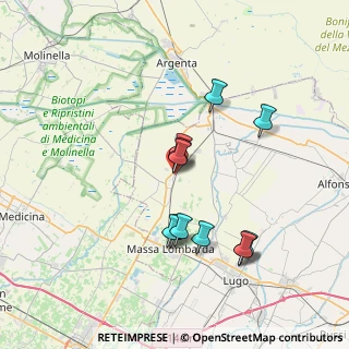 Mappa Via Giovanni Guareschi, 48017 Conselice RA, Italia (6.80917)