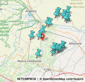 Mappa Piazza S. Bernardino, 48022 Lugo RA, Italia (7.43)