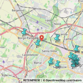 Mappa Via Renato Fava, 40132 Bologna BO, Italia (3.28923)