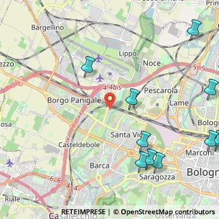 Mappa Via Renato Fava, 40132 Bologna BO, Italia (3.27333)