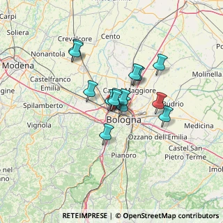 Mappa Via Renato Fava, 40132 Bologna BO, Italia (9.64143)