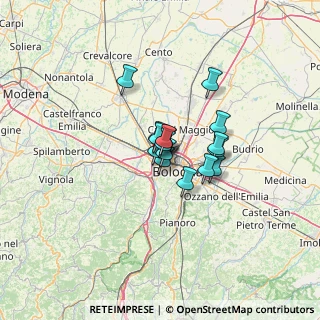 Mappa Via Renato Fava, 40132 Bologna BO, Italia (7.06125)