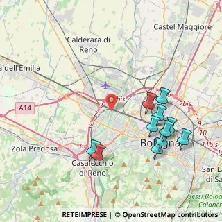 Mappa Via Renato Fava, 40132 Bologna BO, Italia (4.43909)