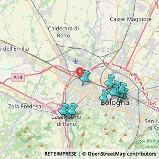 Mappa Via Renato Fava, 40132 Bologna BO, Italia (4.08909)