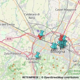 Mappa Via Renato Fava, 40132 Bologna BO, Italia (4.13182)