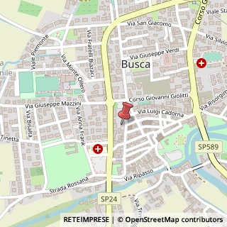 Mappa Via Massimo D'Azeglio, 17, 12022 Busca, Cuneo (Piemonte)