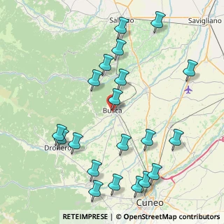 Mappa Via Roberto d'Azeglio, 12022 Busca CN, Italia (9.7375)