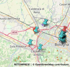 Mappa Via Antonio Cavalieri Ducati, 40132 Bologna BO, Italia (5.2715)