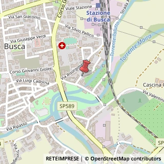 Mappa Via Aie Basse, 2, 12022 Busca, Cuneo (Piemonte)