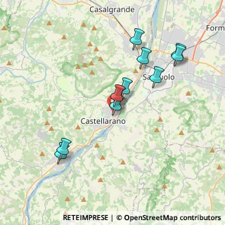 Mappa Via Fiandre, 42014 Castellarano RE, Italia (3.47909)