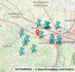 Mappa Via della Solidarietà, 40053 Valsamoggia BO, Italia (6.43133)