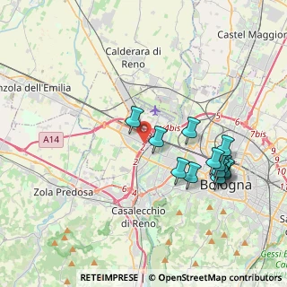 Mappa Via Cesare Correnti, 40123 Bologna BO, Italia (3.97385)