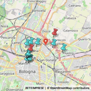 Mappa Via Tazio Nuvolari, 40128 Bologna BO, Italia (1.78615)