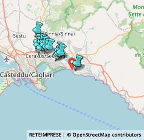 Mappa Via Bora, 09045 Quartu Sant'Elena CA, Italia (6.745)