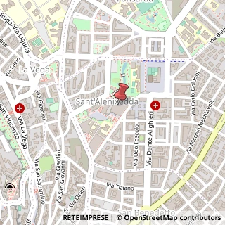 Mappa Via Sant'Alenixedda, 8, 09128 Cagliari, Cagliari (Sardegna)