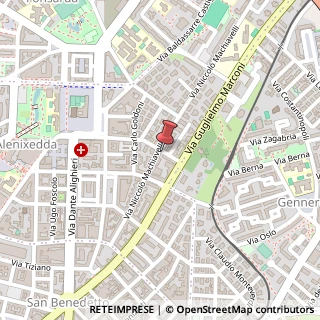 Mappa Via Nicolò Tommaseo, 14, 09131 Cagliari, Italia, 09131 Cagliari, Cagliari (Sardegna)