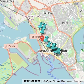 Mappa Via Cedrino, 09122 Cagliari CA, Italia (1.48077)