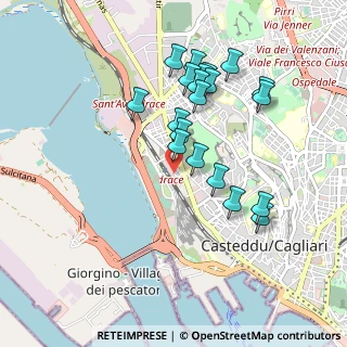 Mappa Via Cedrino, 09122 Cagliari CA, Italia (0.9645)