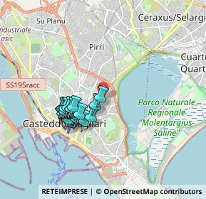 Mappa Via Berna, 09129 Cagliari CA, Italia (1.694)