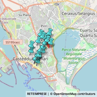 Mappa Cagliari, 09129 Cagliari CA, Italia (1.2055)