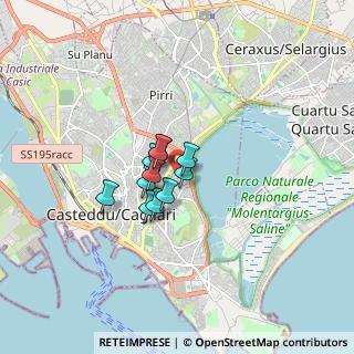 Mappa Cagliari, 09129 Cagliari CA, Italia (0.98455)