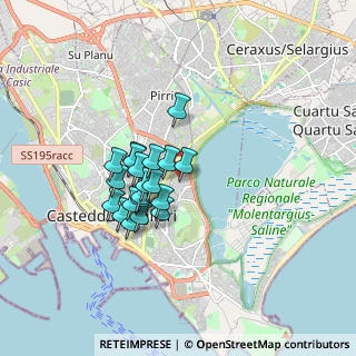 Mappa Cagliari, 09129 Cagliari CA, Italia (1.422)
