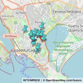 Mappa Cagliari, 09129 Cagliari CA, Italia (1.08357)
