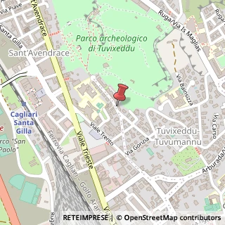 Mappa Via Falzarego, 17, 09123 Cagliari, Cagliari (Sardegna)