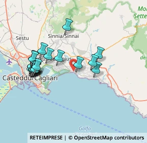 Mappa Via Seprus, 09045 Quartu Sant'Elena CA, Italia (8.0695)