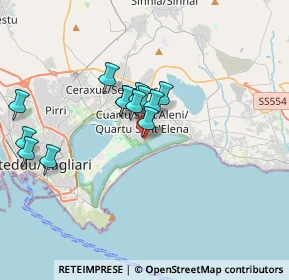Mappa Via Madrid, 09045 Quartu Sant'Elena CA, Italia (3.39077)