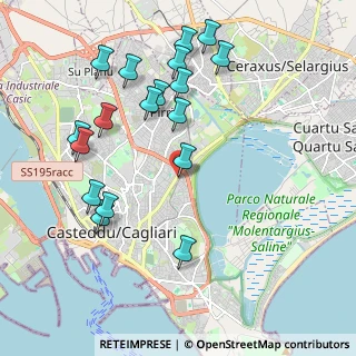 Mappa Via Luigi Galvani, 09129 Cagliari CA, Italia (2.38333)