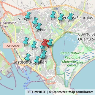 Mappa Via Luigi Galvani, 09129 Cagliari CA, Italia (1.95)
