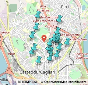 Mappa Via Liguria, 09121 Cagliari CA, Italia (0.761)