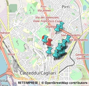 Mappa Via Liguria, 09121 Cagliari CA, Italia (0.849)
