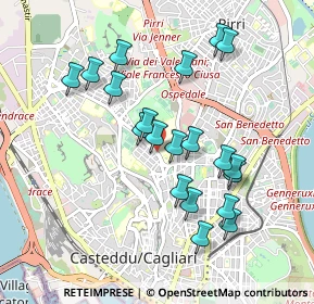 Mappa Via Liguria, 09121 Cagliari CA, Italia (0.9725)