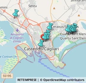 Mappa Via Liguria, 09121 Cagliari CA, Italia (3.84417)